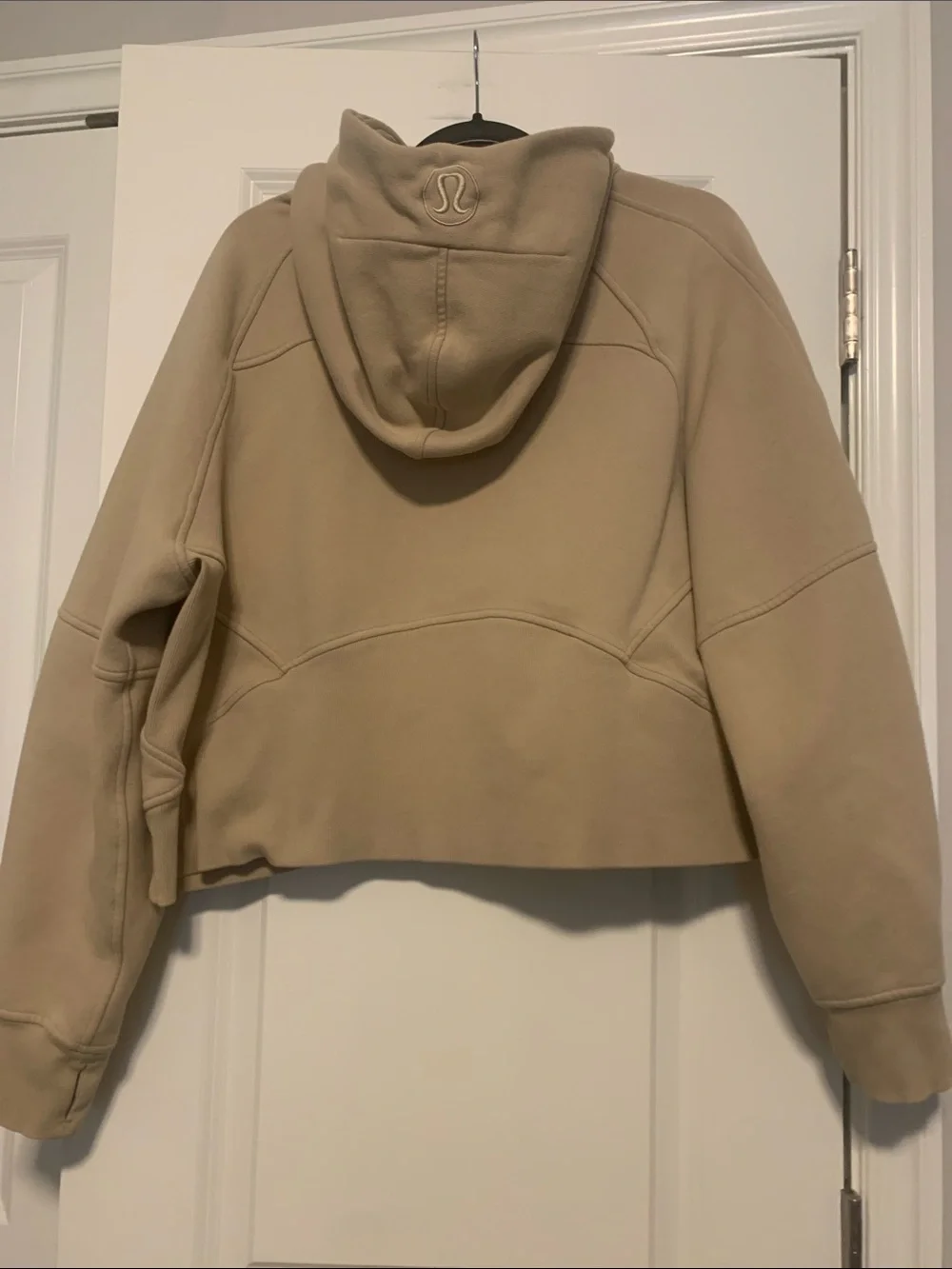 Lululemon Half Zip Scuba in Trench Sz XL/XXL Small pen mark on bk of sleeve, GUC